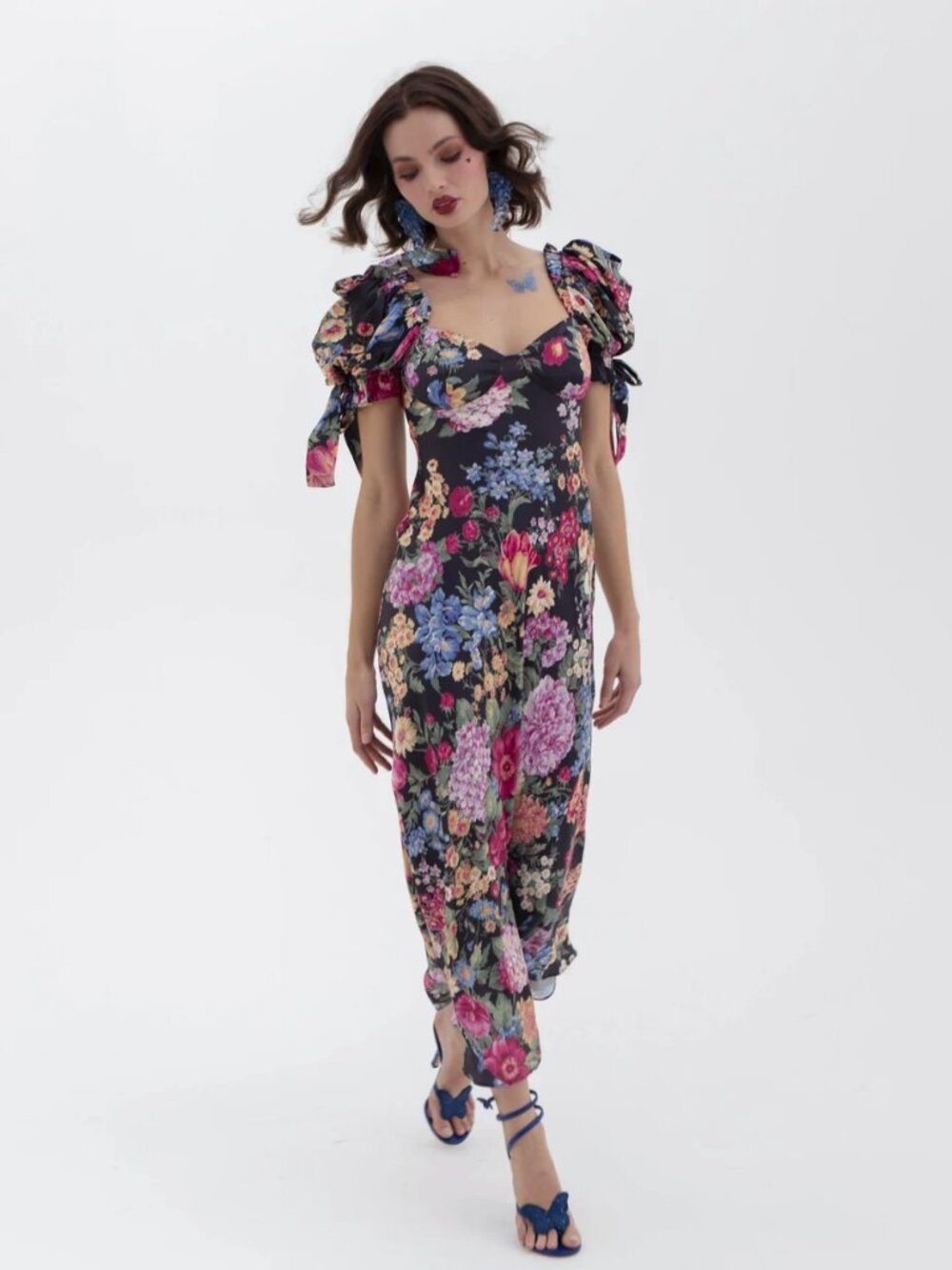 Selkie Poet slip dress size medium 100% Silk